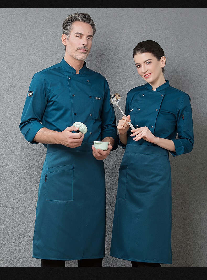 厨师工作服男长袖定制logo印字秋冬厨师服加肥加大xxxxxl超大大码(图18)