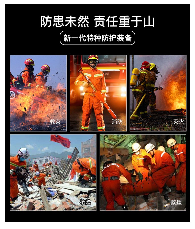 反光条纯棉工作服男防阻燃焊接防护服工厂车间加厚消防劳保服(图8)