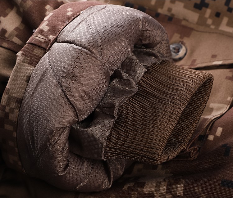 配发正品荒漠大衣迷彩作训大衣棉大衣加厚军大衣防寒保安棉服棉袄(图13)