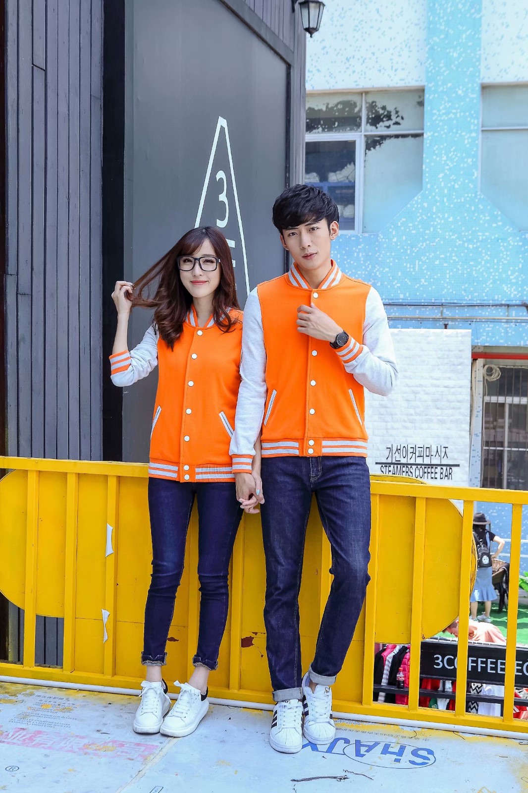 卫衣定制印字logo班服同学聚会团体工作服连帽拉链外套加绒刺绣(图31)