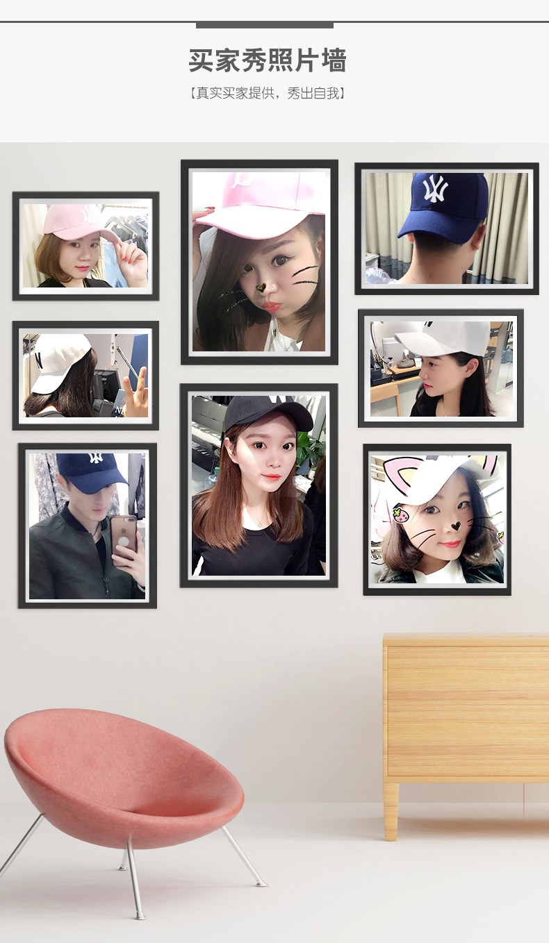 帽子DIY定制男女太阳棒球帽定做logo工作旅游鸭舌帽广告印字刺绣(图3)