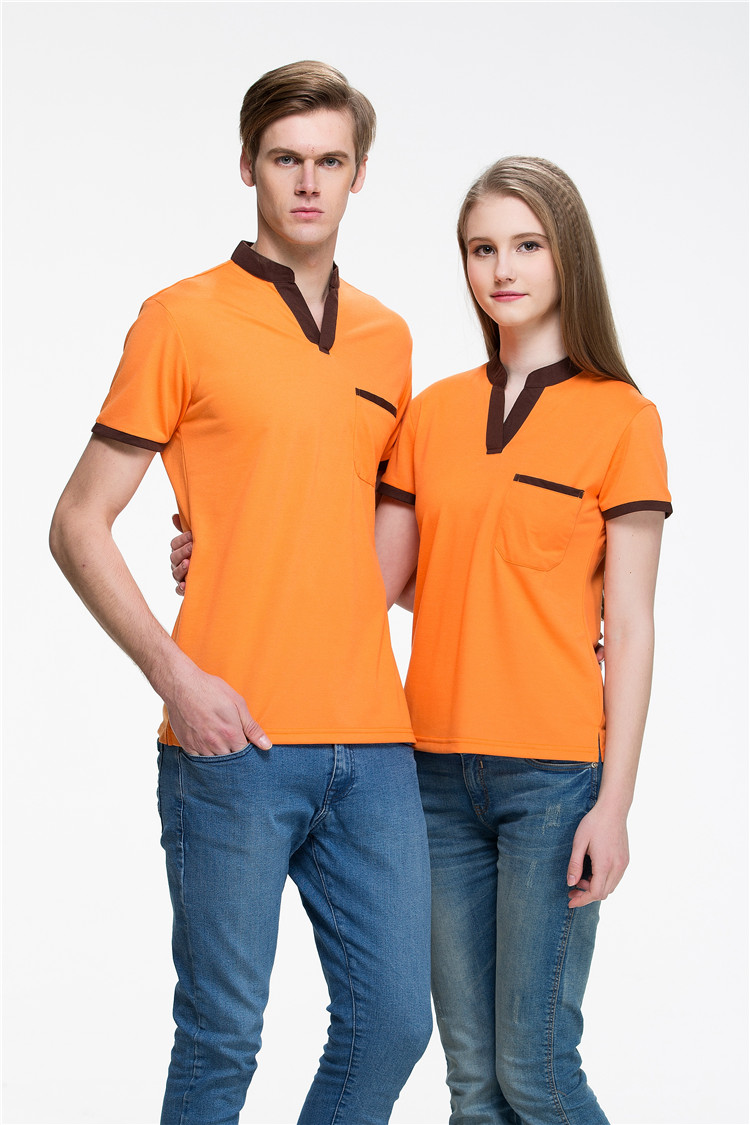 翻领工作服定做POLO衫定制短袖t恤文化广告衫DIY企业团体服印logo(图8)