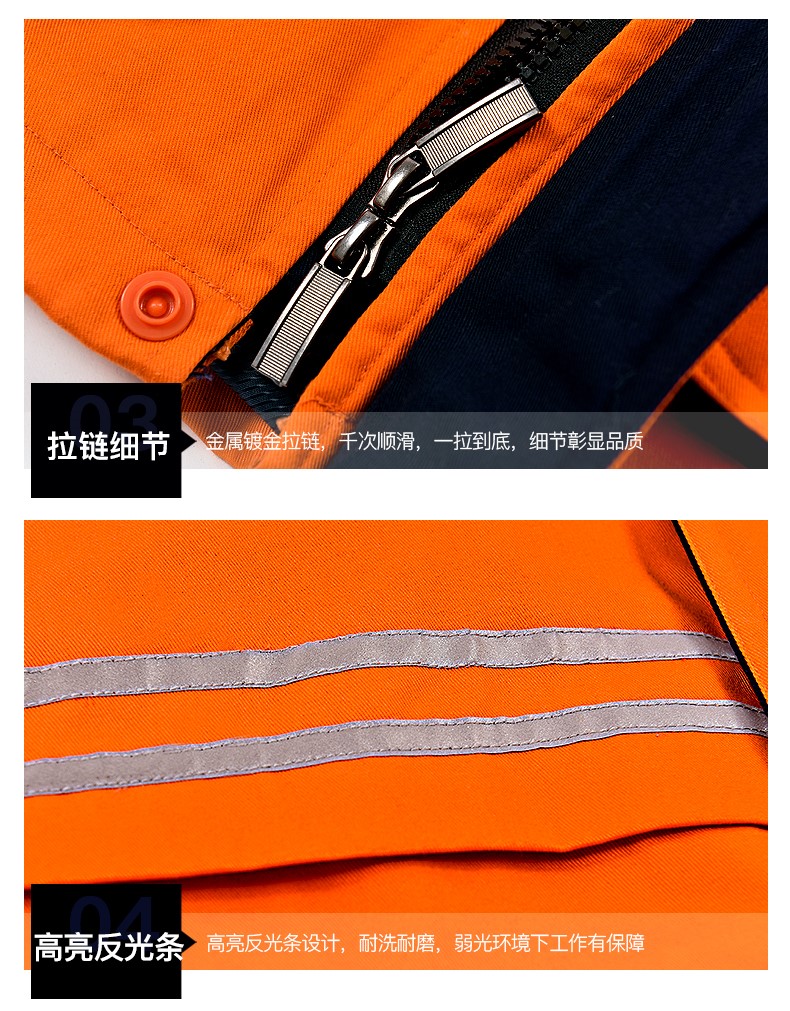 冬季工作服棉衣男劳保服棉服冬天加厚耐磨防寒保暖中长款棉袄套装(图24)