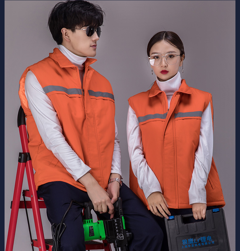工作服马甲环卫马甲铁路公路马甲反光条马甲_背心工装马定制(图15)