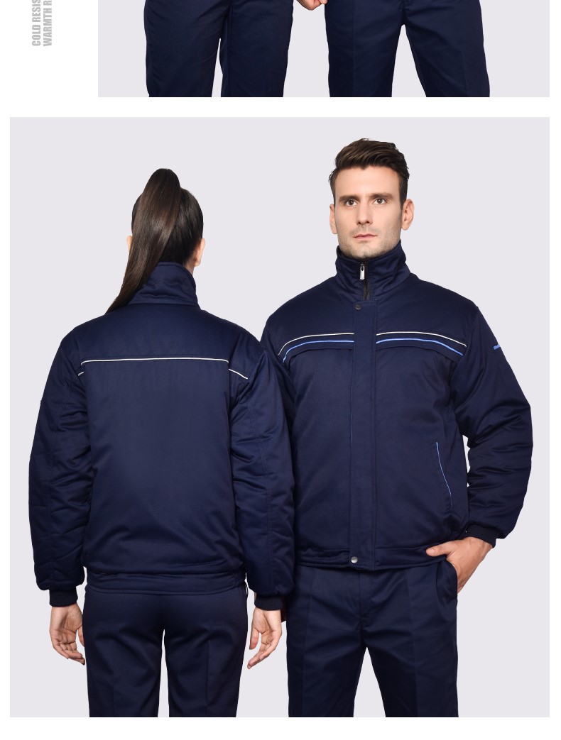 冬季工作服棉衣男女外套加厚防寒劳保服棉袄修理工厂车间棉服冬装(图14)