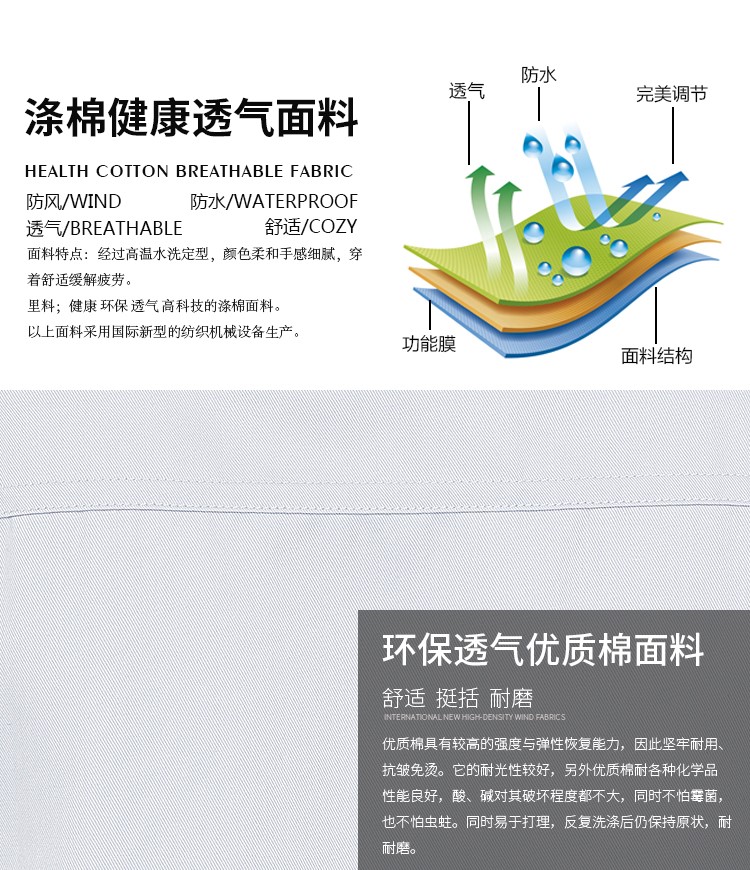 男女套装维修工作服汽车美容工作服劳保工作服秋冬长袖工作服套装(图4)