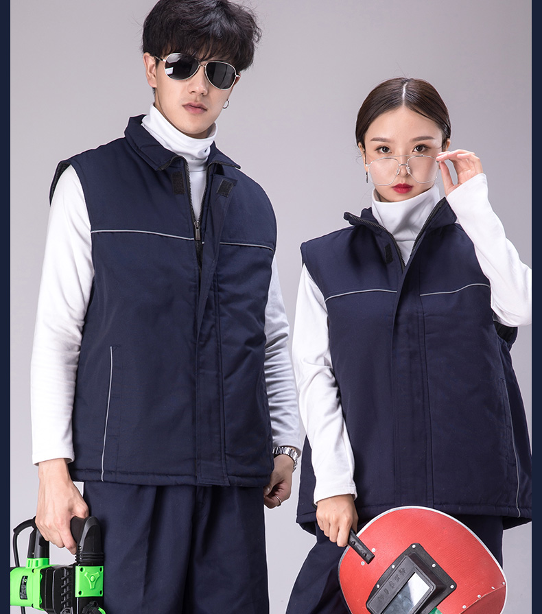 广告马甲工作服马甲摄影背心汽车美容秋冬棉工程马甲定制印LOGO(图16)