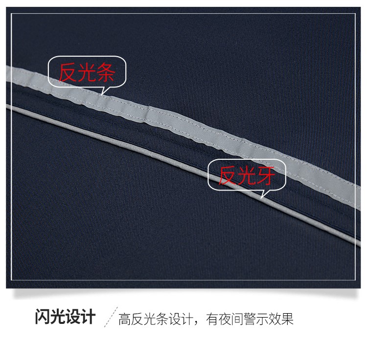 工作服男套装秋冬长袖工人劳保服定制LOGO印字DIY车间工装(图3)