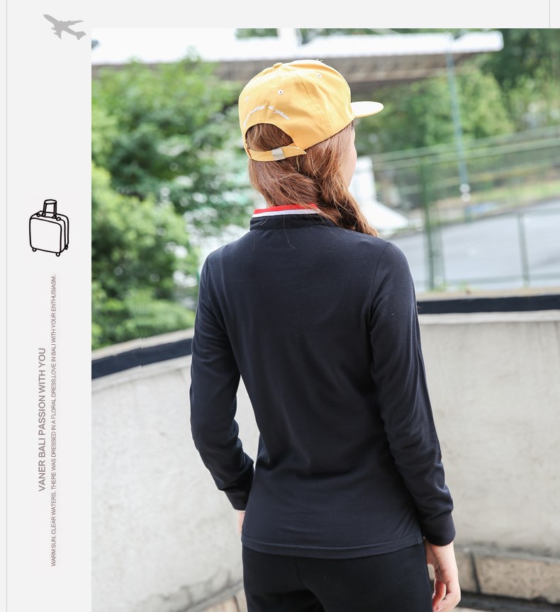 工作服定制印logo运动长袖有领t恤polo班服diy文化广告衫同学聚会(图20)