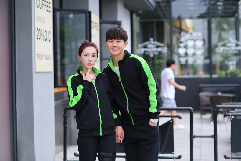 秋冬装快餐火锅店服务员工作服长袖卫衣定制超市工装加厚外套印字(图20)