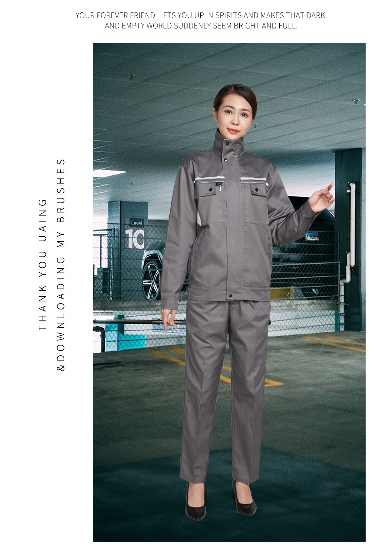 工作服男套装秋冬长袖工人劳保服定制LOGO印字DIY车间工装(图14)