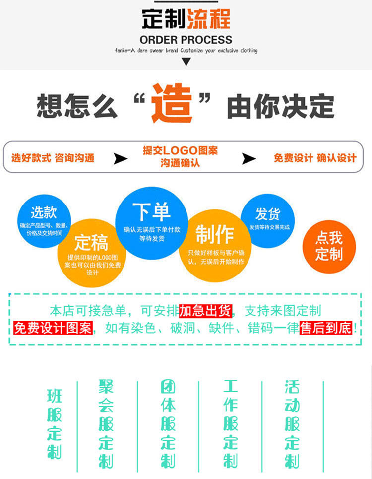 定制风衣班服外套拉链连帽外套定制卫衣印logo薄款班服外套(图1)