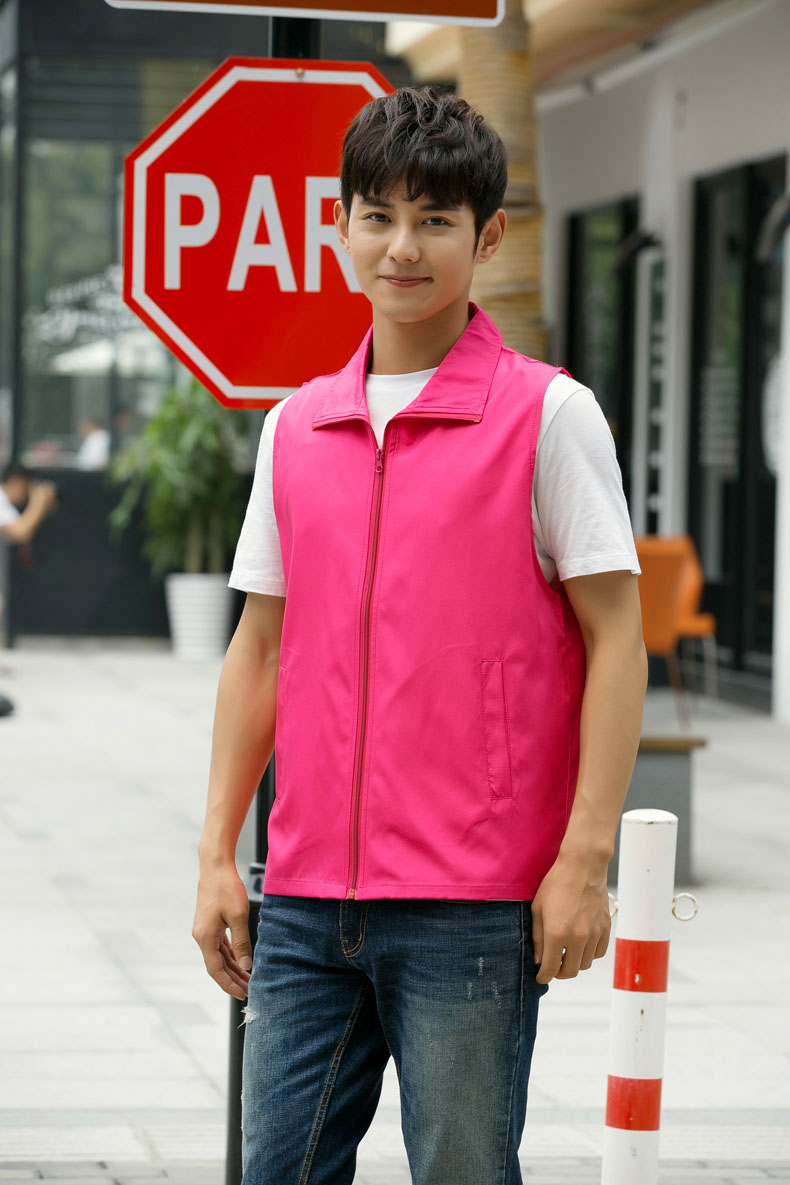 超市商场男女销售员印字工作服马甲志愿者婚庆公司马甲定制logo(图89)