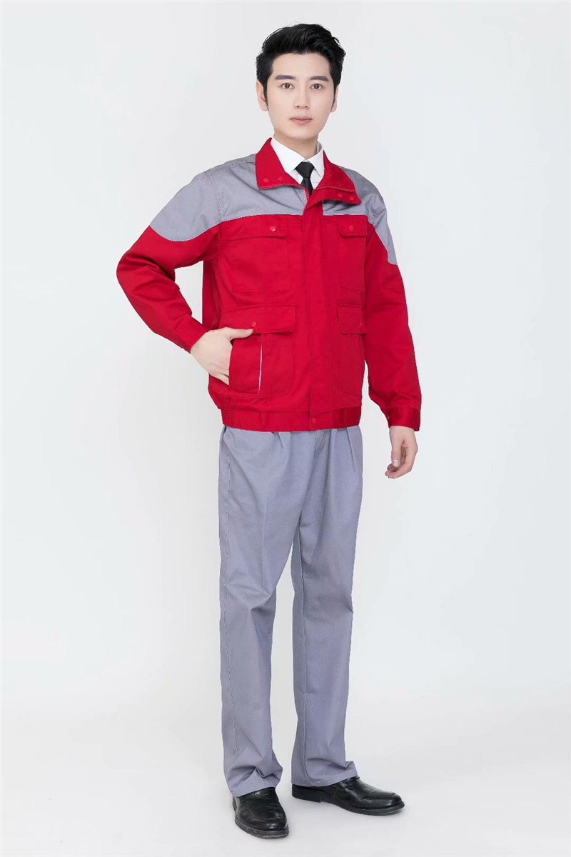 1573466618616656.jpg 长袖拼色工作服套装男定制印字救援服劳保上衣汽修服工地车间(图8)