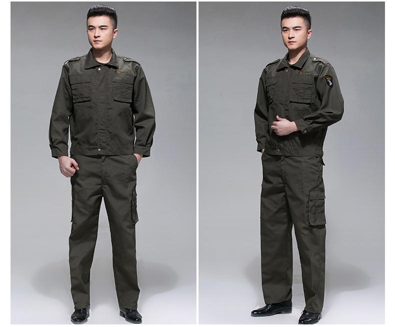 迷彩服套装男夏季户外作训服学生军训服军装工作服军迷服装(图46)