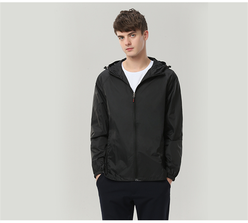 秋冬季男女风衣长袖外套员工衣团体活动服薄款工装工作服定制logo(图6)