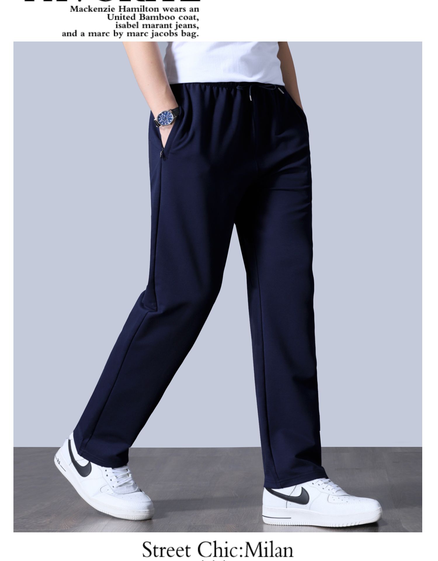 秋季运动裤男宽松直筒休闲长裤子秋冬款加绒加厚加肥大码跑步卫裤(图12)