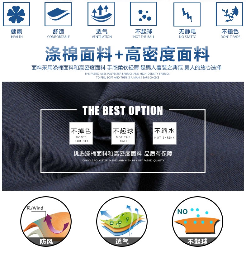 保安服短袖夏装工作服春秋形象岗黑蓝白售楼部房产酒店保安服套装(图2)