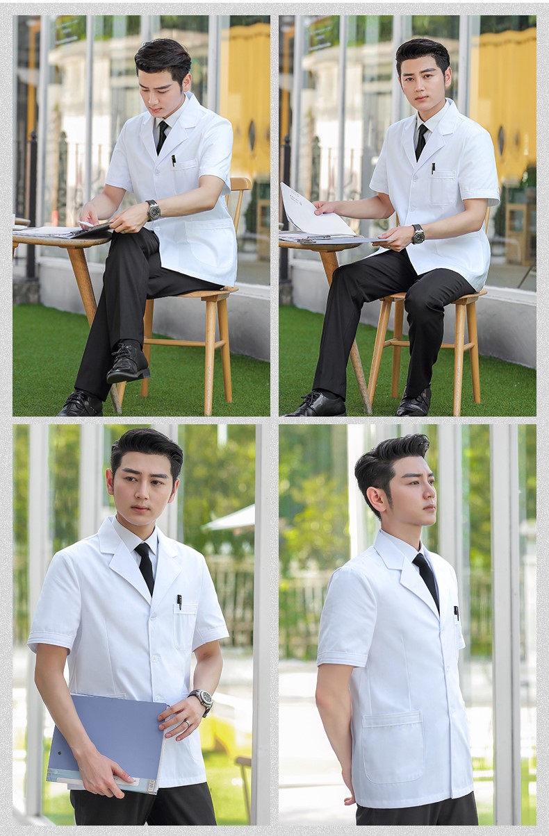 1577023707276092.jpg 白大褂长袖医生服男衣短袖长款大学生实验服化学实验室医生工作服(图13)