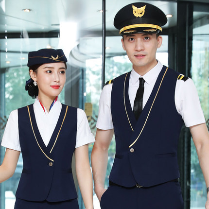 889#飞机服男女马甲(图3)