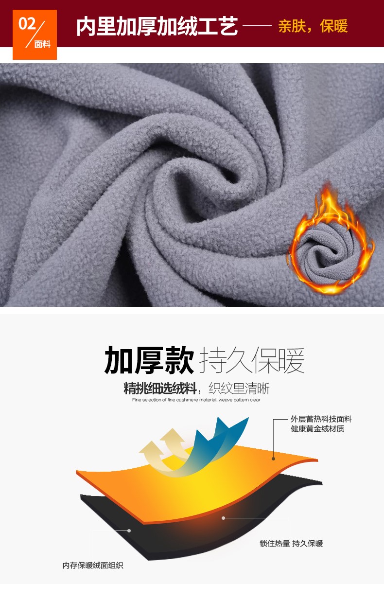 卫衣工作服长袖定制超市卖场班服火锅店餐厅奶茶快餐店工作服加绒(图8)