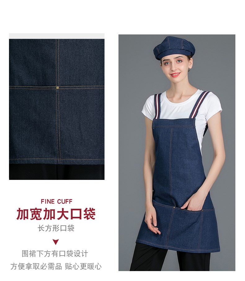 1574395700788091.jpg 仔工作服围裙餐厅咖啡师奶茶店花艺理发师背带定制围裙印logo女(图8)