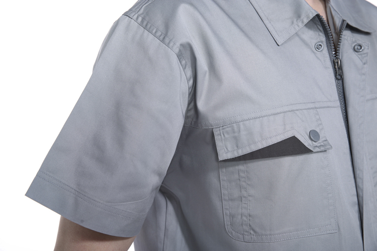 1574004159267473.jpg 短袖工程服套防静电工服 劳保工作服 维修4S汽修服 工装制服(图12)