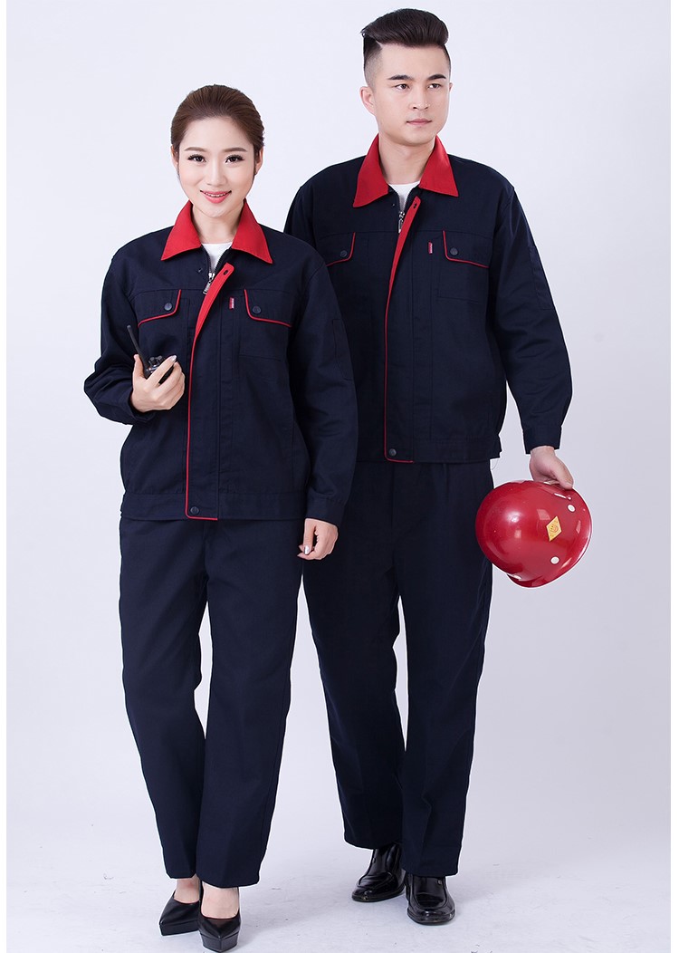 1573456092294312.jpg 钢厂秋天帆布劳保用品工作服套装男劳保服上衣汽修电焊工厂服耐磨(图7)