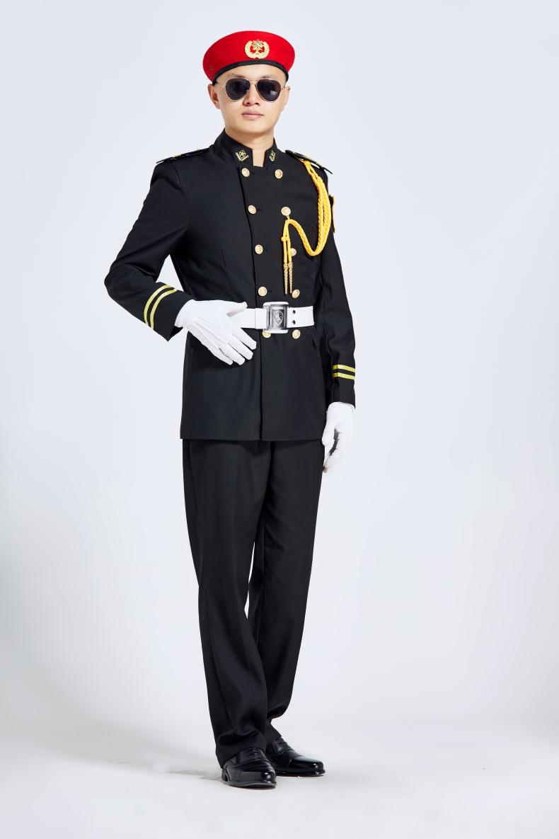 1577107085428422.jpg 新款春秋立领保安服形象岗礼宾服物业售楼部房产制服工作服套装男(图13)