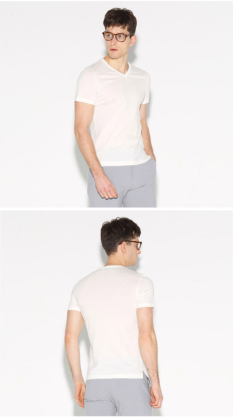 1575188770903722.jpg 男士休闲基础款V领短袖T恤修身男装上衣(图9)