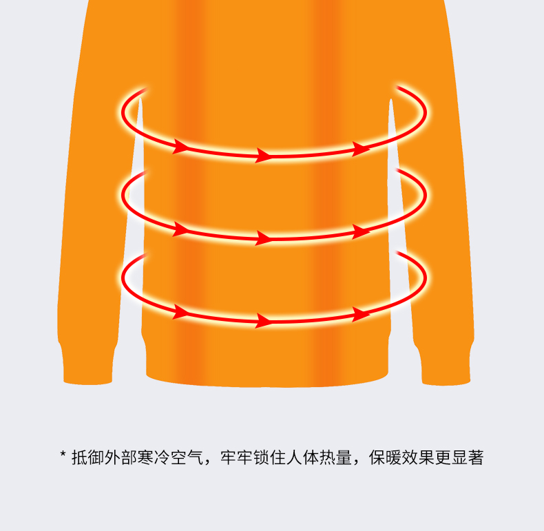 粉途至恋纯色卫衣秋长袖薄女定做团队服店服拓展服加绒款长袖冬男(图7)