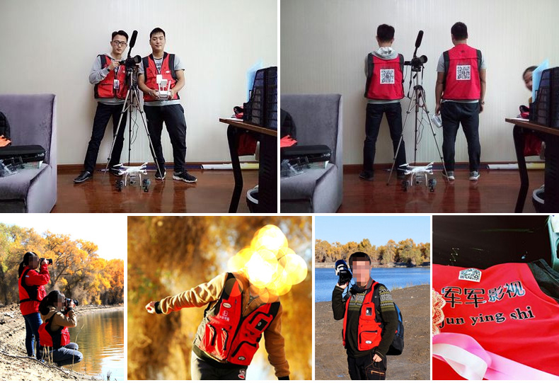 摄影马甲定制印logo钓鱼婚庆广告户外多口袋导演背心志愿者工作服(图6)