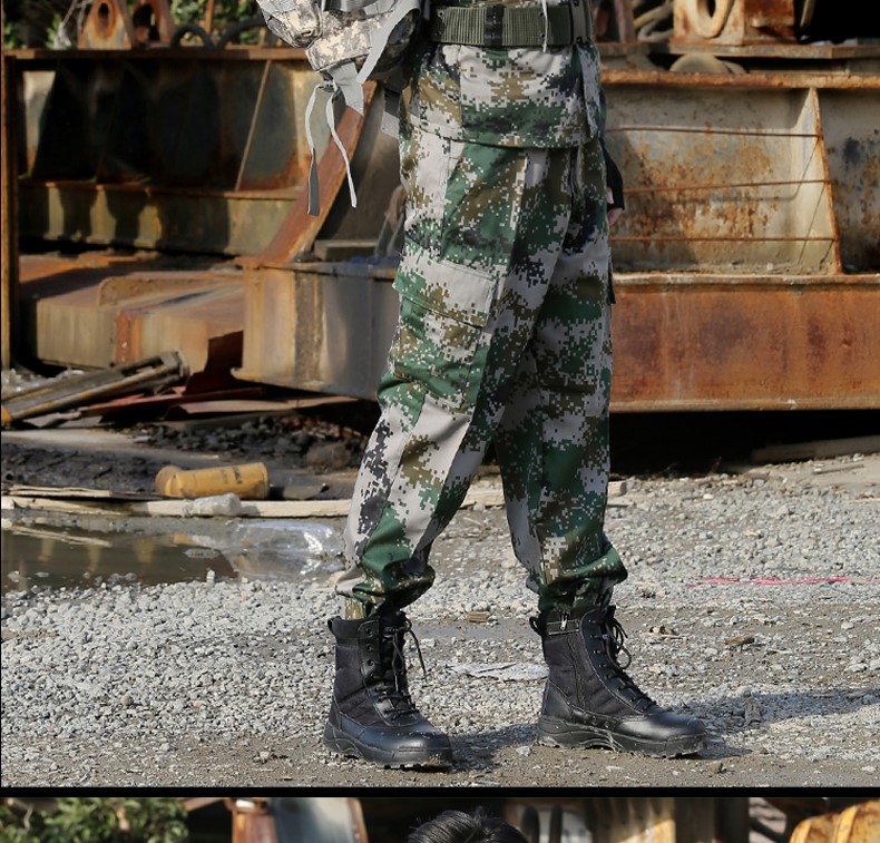 正品男荒漠迷彩服夏春秋季作训服丛林单裤子通用丛林林地城市数码(图8)
