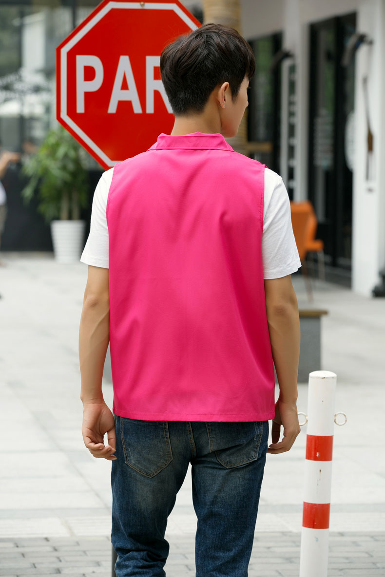 超市商场男女销售员印字工作服马甲志愿者婚庆公司马甲定制logo(图90)