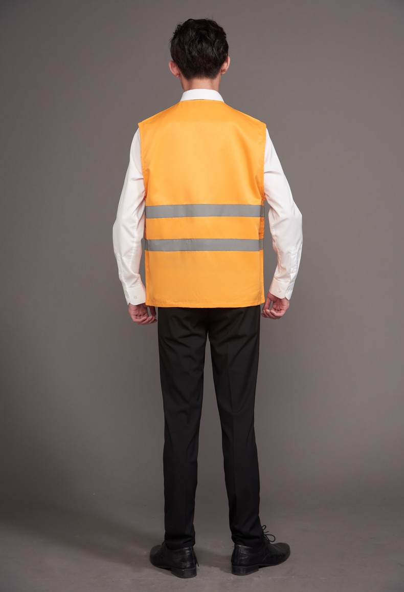 工作服马甲定制印LOGO建筑工程施工反光条安全背心外卖送餐员制服(图27)