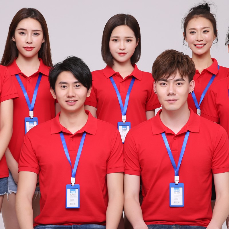 定制POLO衫广告文化衫定做短袖工作服班服翻领T恤印字LOGO团体服(图14)