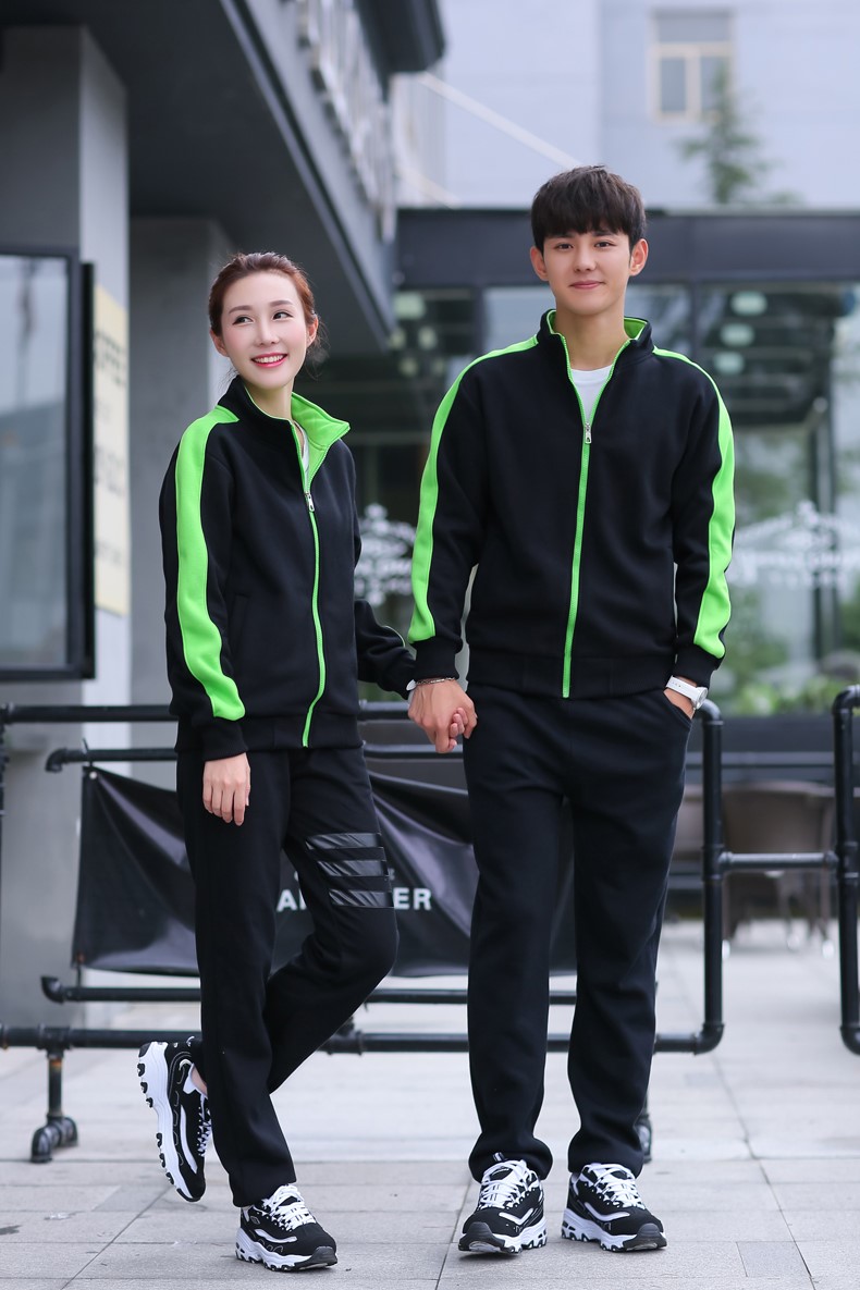 秋冬装快餐火锅店服务员工作服长袖卫衣定制超市工装加厚外套印字(图21)