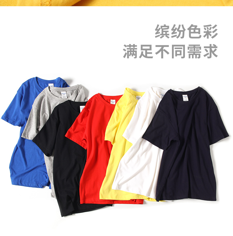 定制T恤工作服夏季班服文化广告衫定做印字LOGO同学聚会体恤订做(图14)