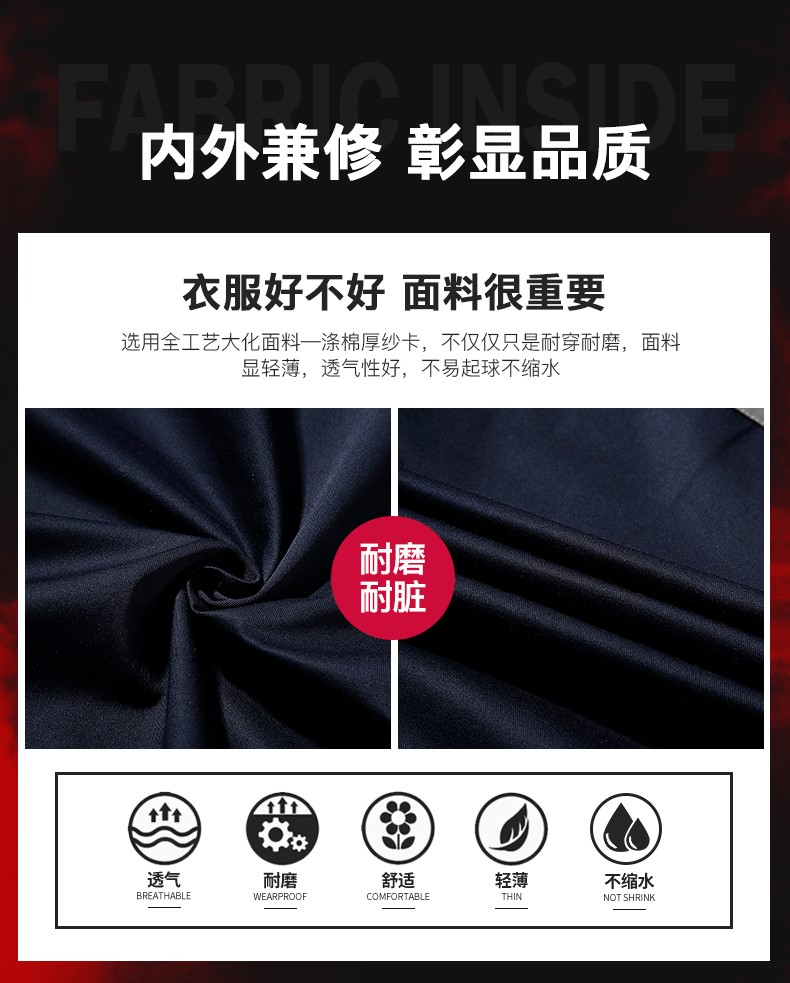 冬季工作服棉衣男劳保服棉服冬天加厚耐磨防寒保暖中长款棉袄套装(图5)