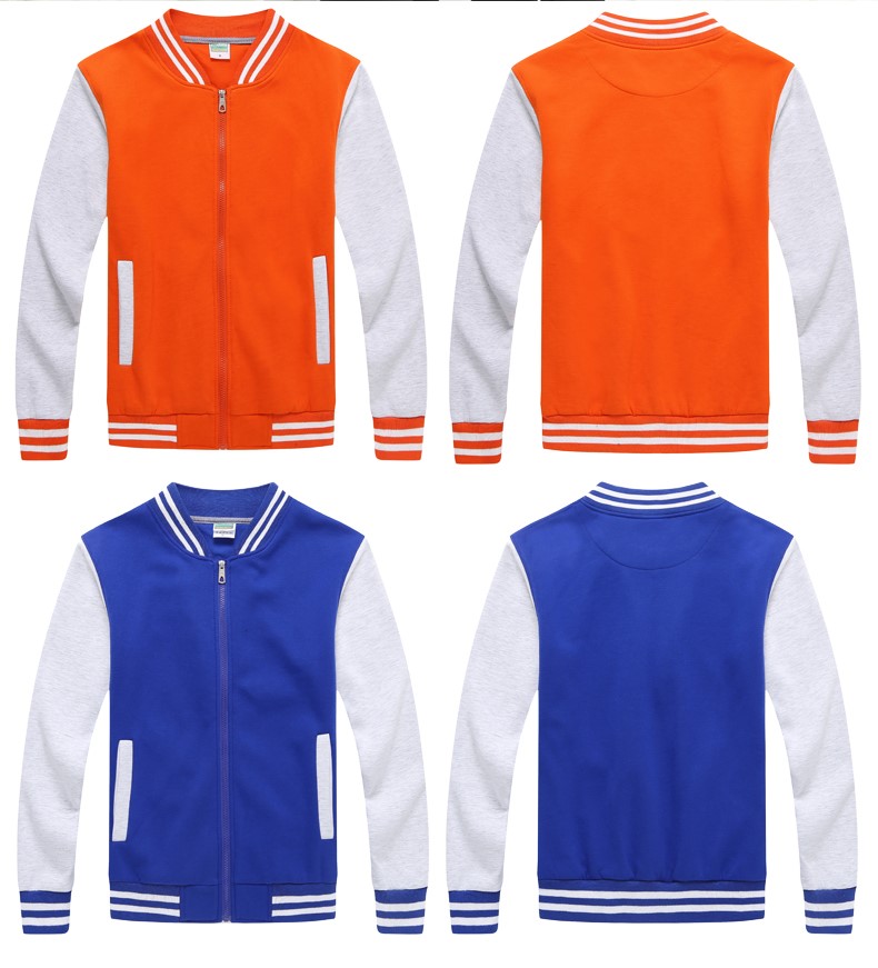 长袖立领卫衣定制酒店服务员工作服秋冬装加厚印logo超市卖场制服(图26)