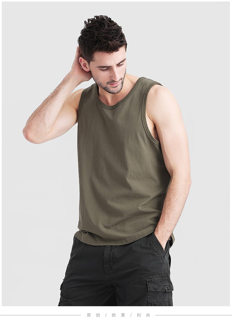 1575165221713831.jpg 男士背心2019夏季新款韩版宽松运动t恤潮流坎肩健身跨栏打底汗衫(图11)