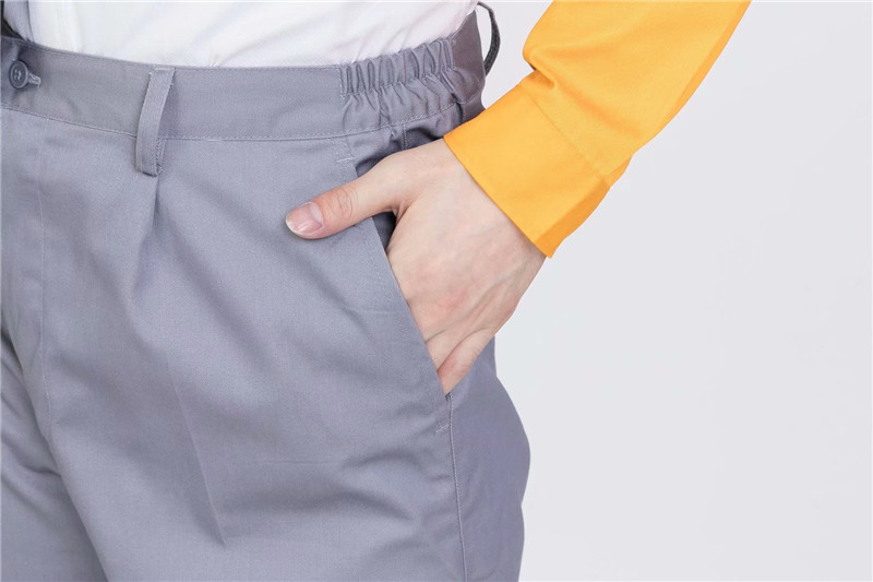 长袖拼色工作服套装男定制印字救援服劳保上衣汽修服工地车间(图13)