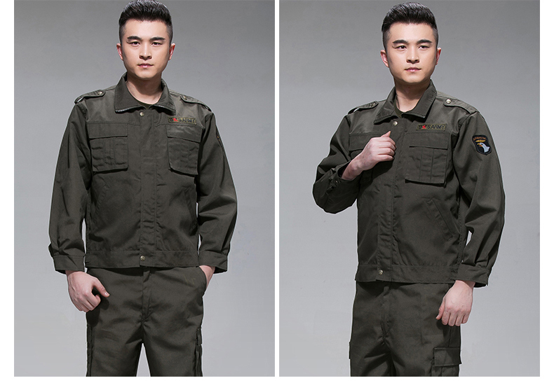 迷彩服套装男夏季户外作训服学生军训服军装工作服军迷服装(图47)