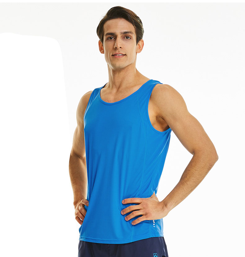 运动背心男宽松 夏季速干跑步背心 透气健身篮球服 无袖t恤(图6)