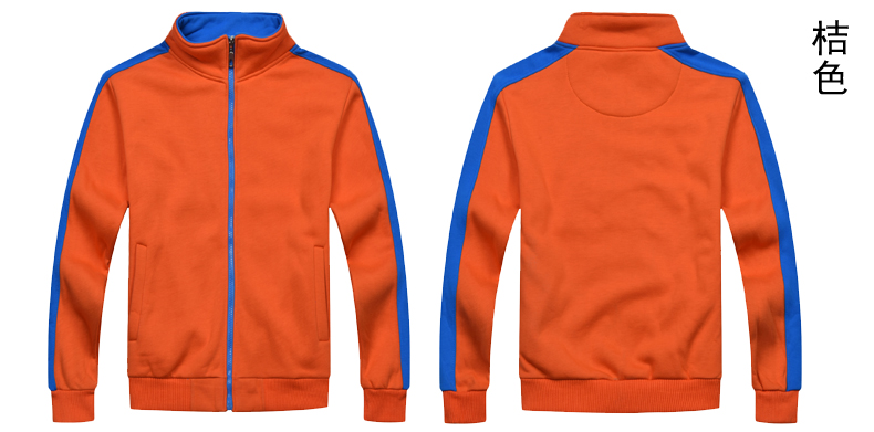 秋冬装快餐火锅店服务员工作服长袖卫衣定制超市工装加厚外套印字(图2)