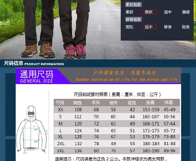军绿色冲锋衣定制男女潮牌三合一两件套防风防水工作服刺绣印LOGO(图12)