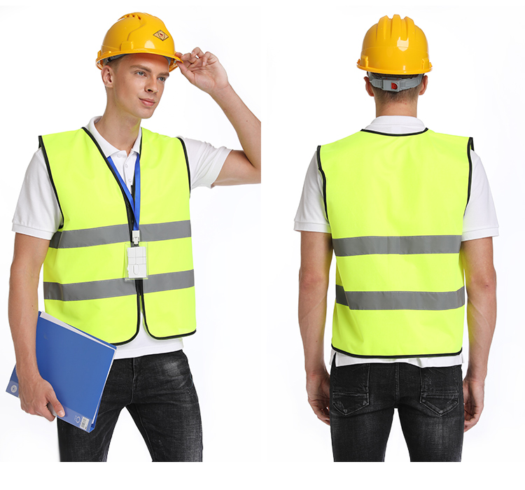 环卫交通驾驶员安全防护夜间外套反光衣马甲定制荧光背心服可印字(图15)