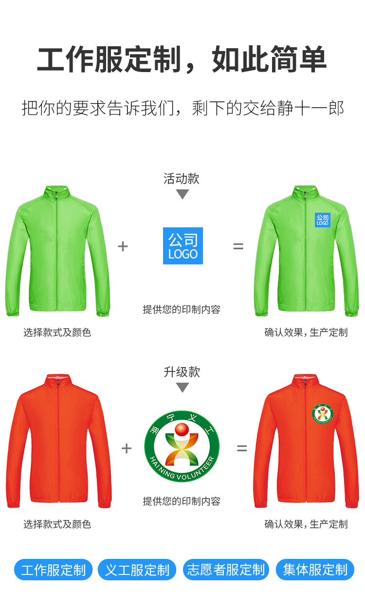 1579249401157153.jpg 广告风衣定制工作班服diy儿童长袖防风外套文化宣传衫工衣印logo(图8)