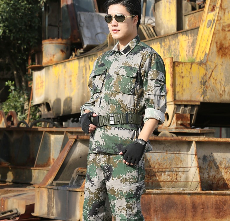 正品男荒漠迷彩服夏春秋季作训服丛林单裤子通用丛林林地城市数码(图9)