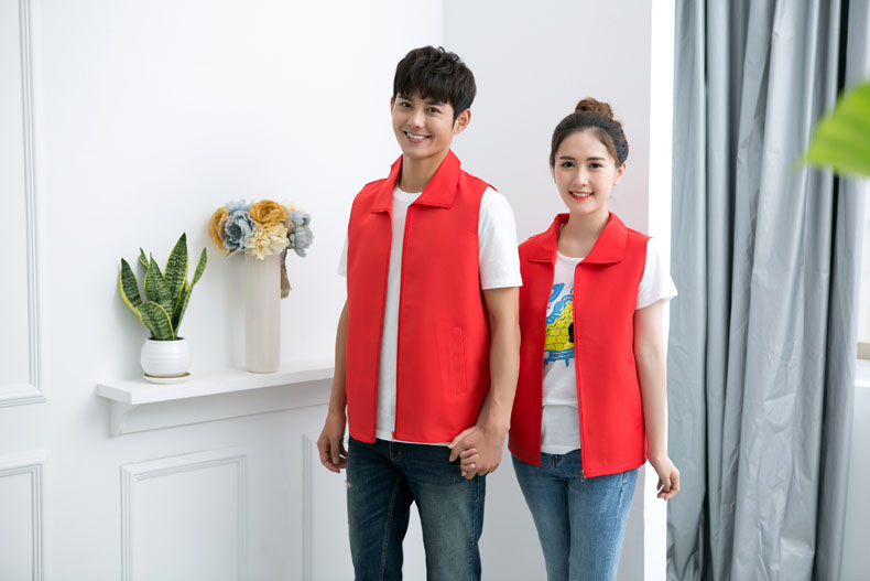 志愿者马甲定制工作服活动广告宣传背心定做义工马夹工装印字logo(图3)